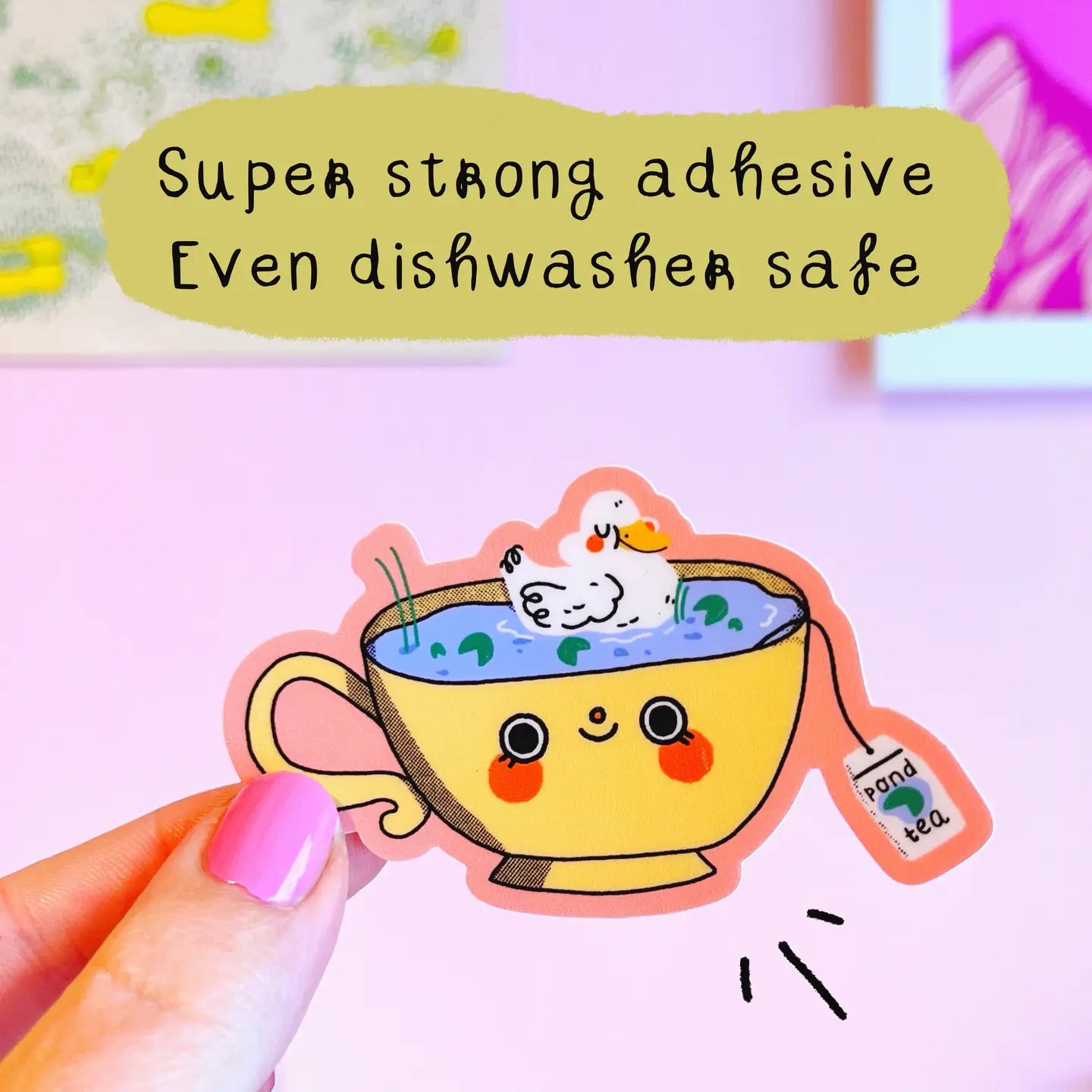 Cauliflower Sticker - Teatime Duck