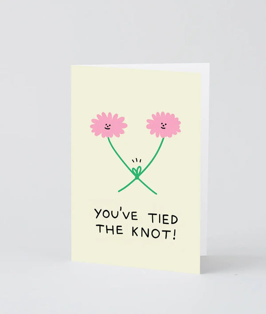 Wrap - Wedding card 'Tied the knot!'