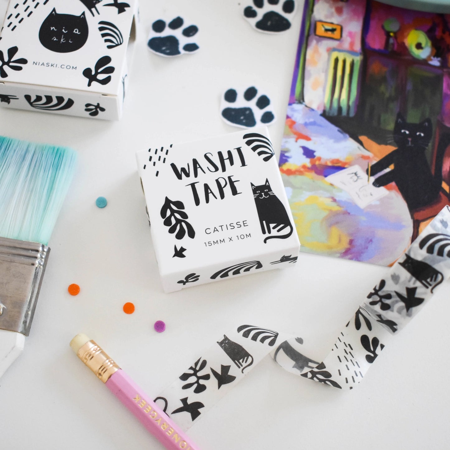 Niaski Washi Tape - Catisse Cat