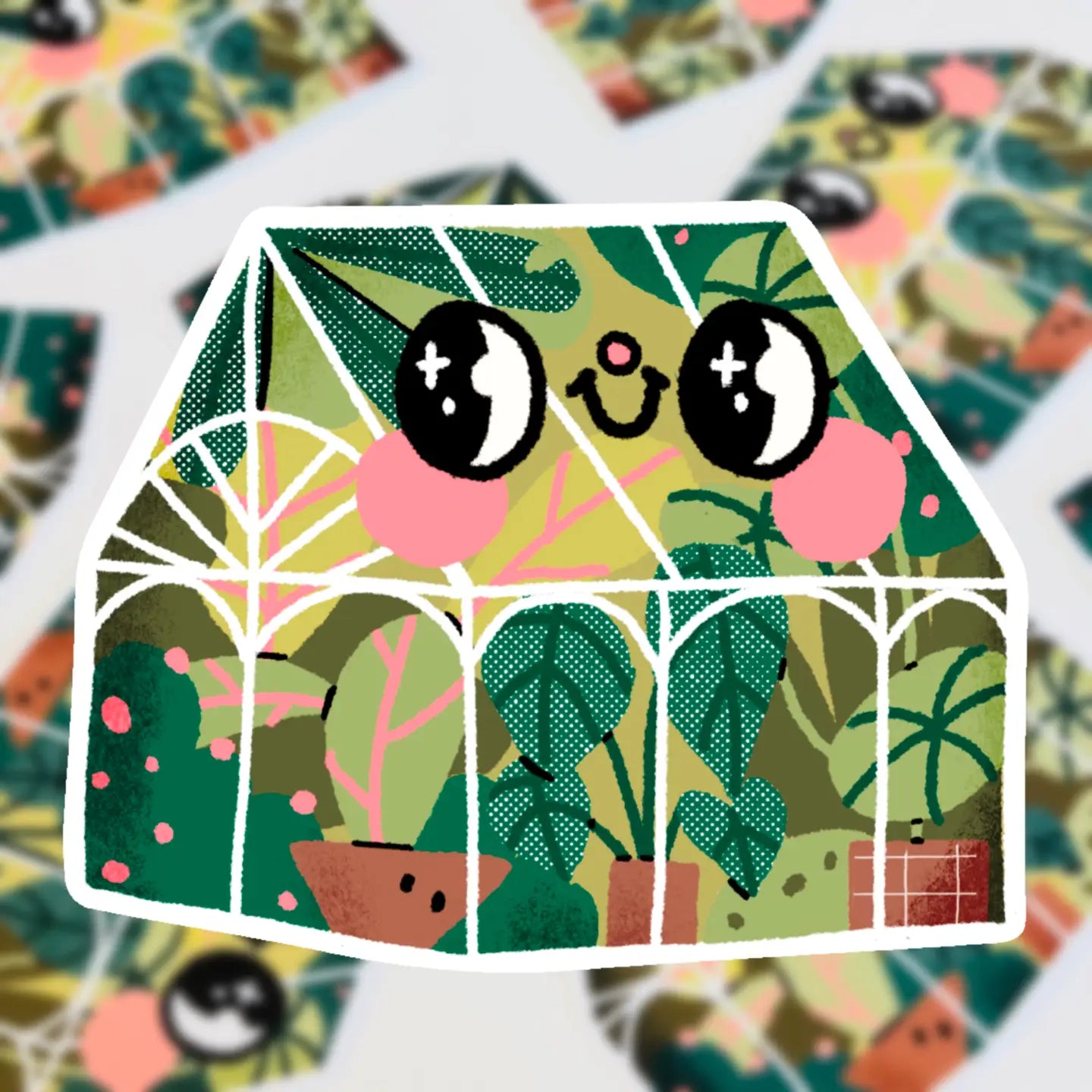 Cauliflower Sticker - Cute greenhouse