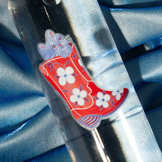 Sticker Cowboylaarskat - Bromstad Printing Co.