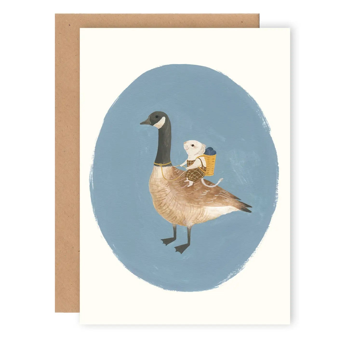 Squirrel and cake - A6 Greeting Card