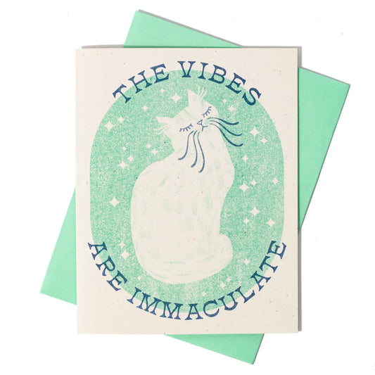 Wenskaart Immaculate Vibes - Bromstad Printing Co.