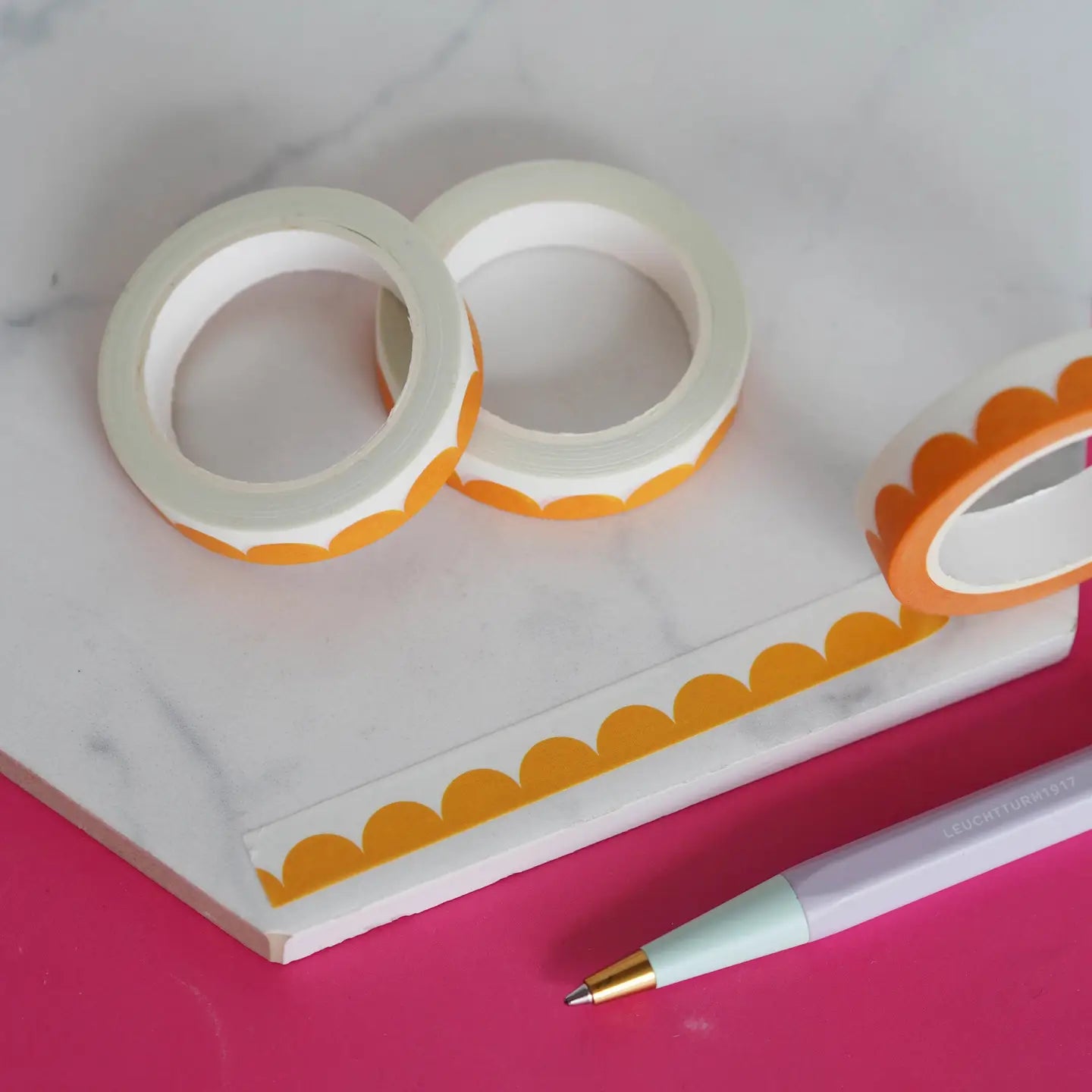 Washi tape Gele Schelpjes - Nutmeg and Arlo