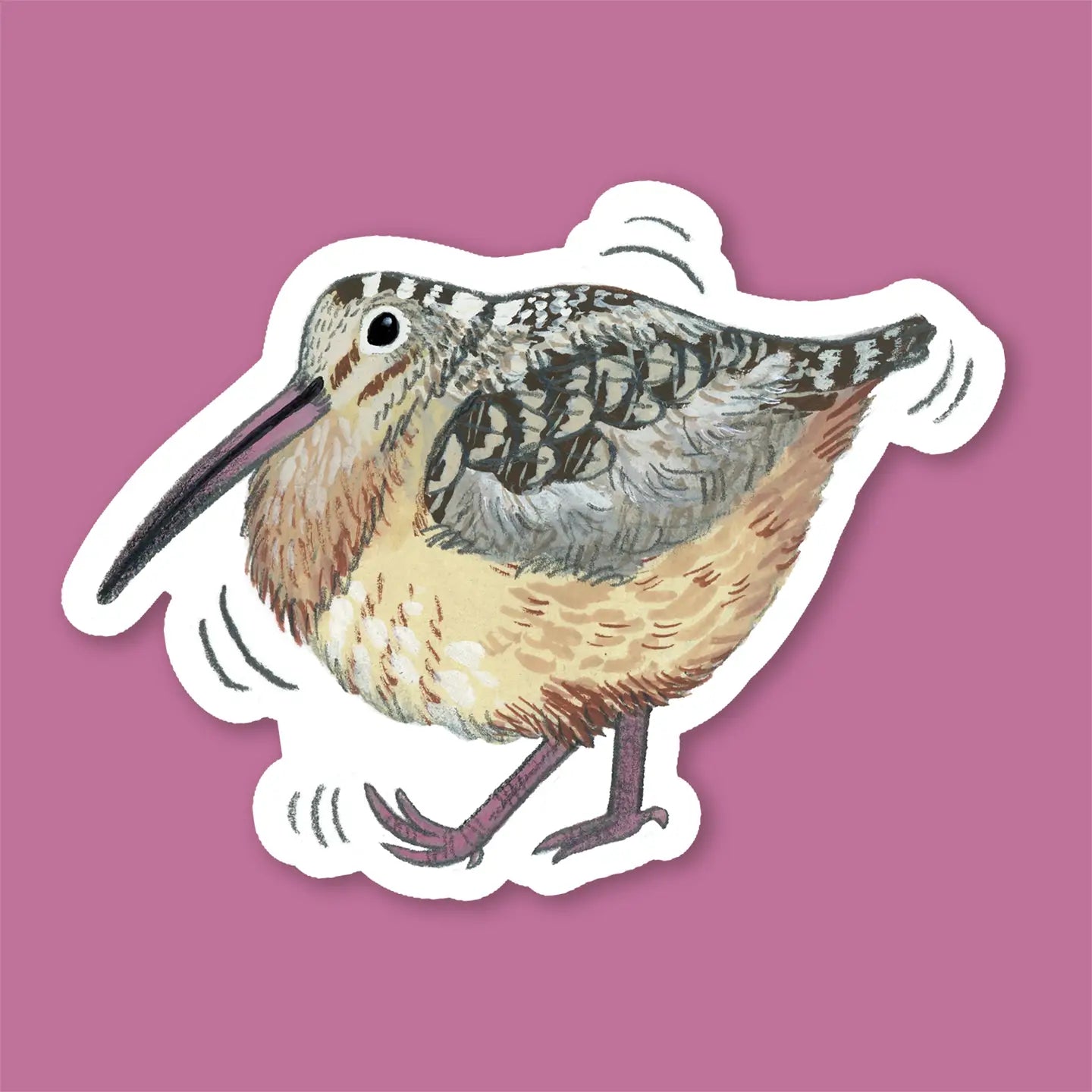Houtsnip - Sticker