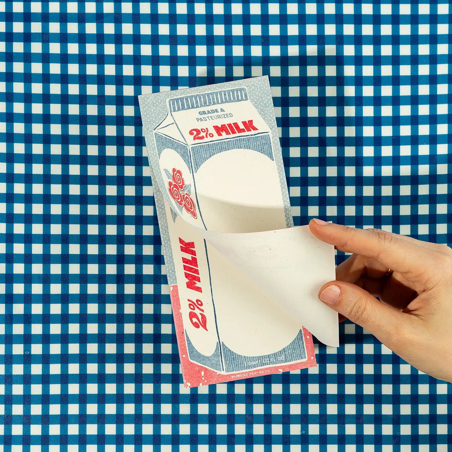Bromstad Printing Co. - Notitieblok '2% Milk'