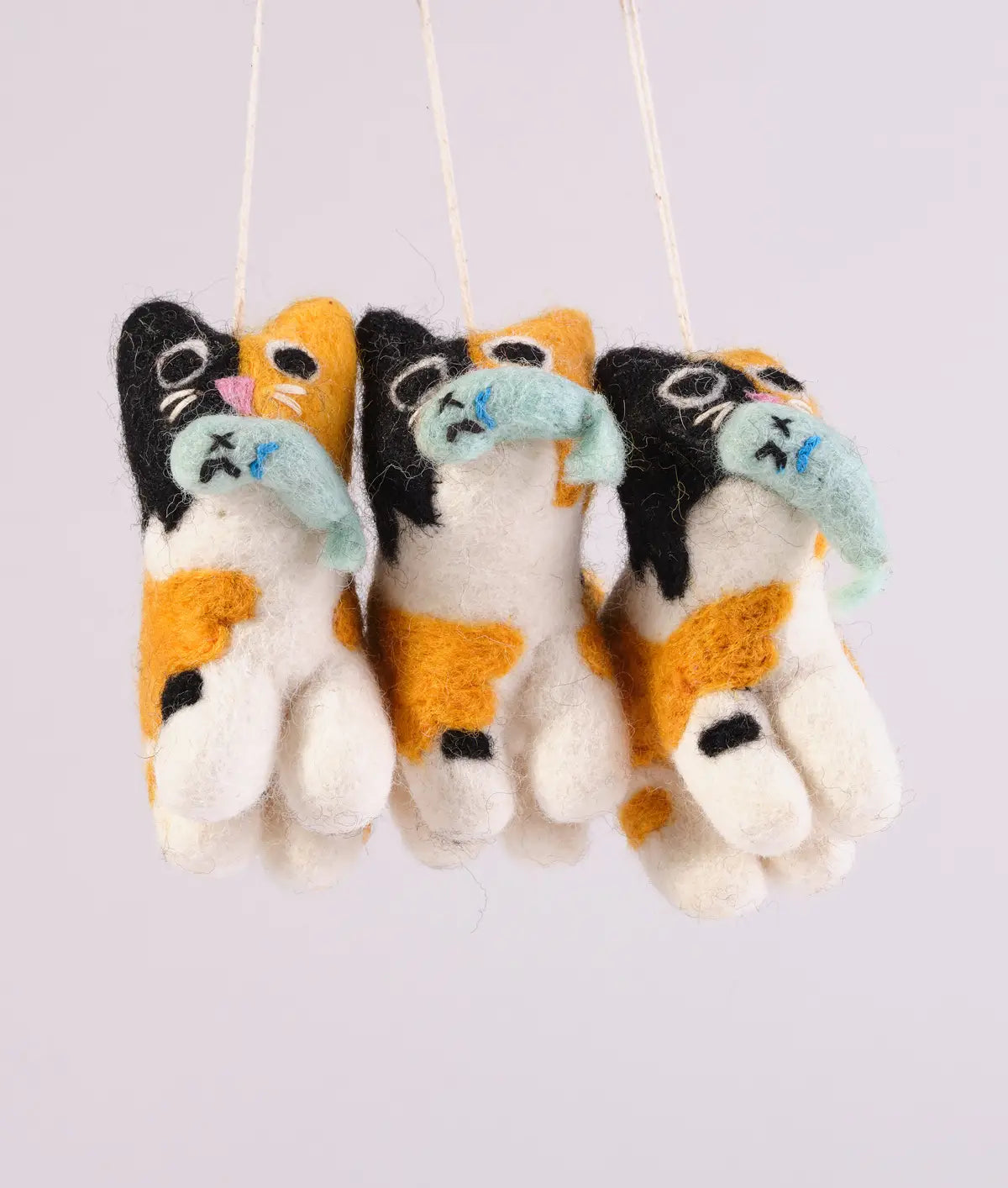 Wrap Felt Christmas Pendant - 'Dwight'