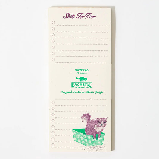 Notitieblok Bromstad Printing Co. - 'Shit to do'