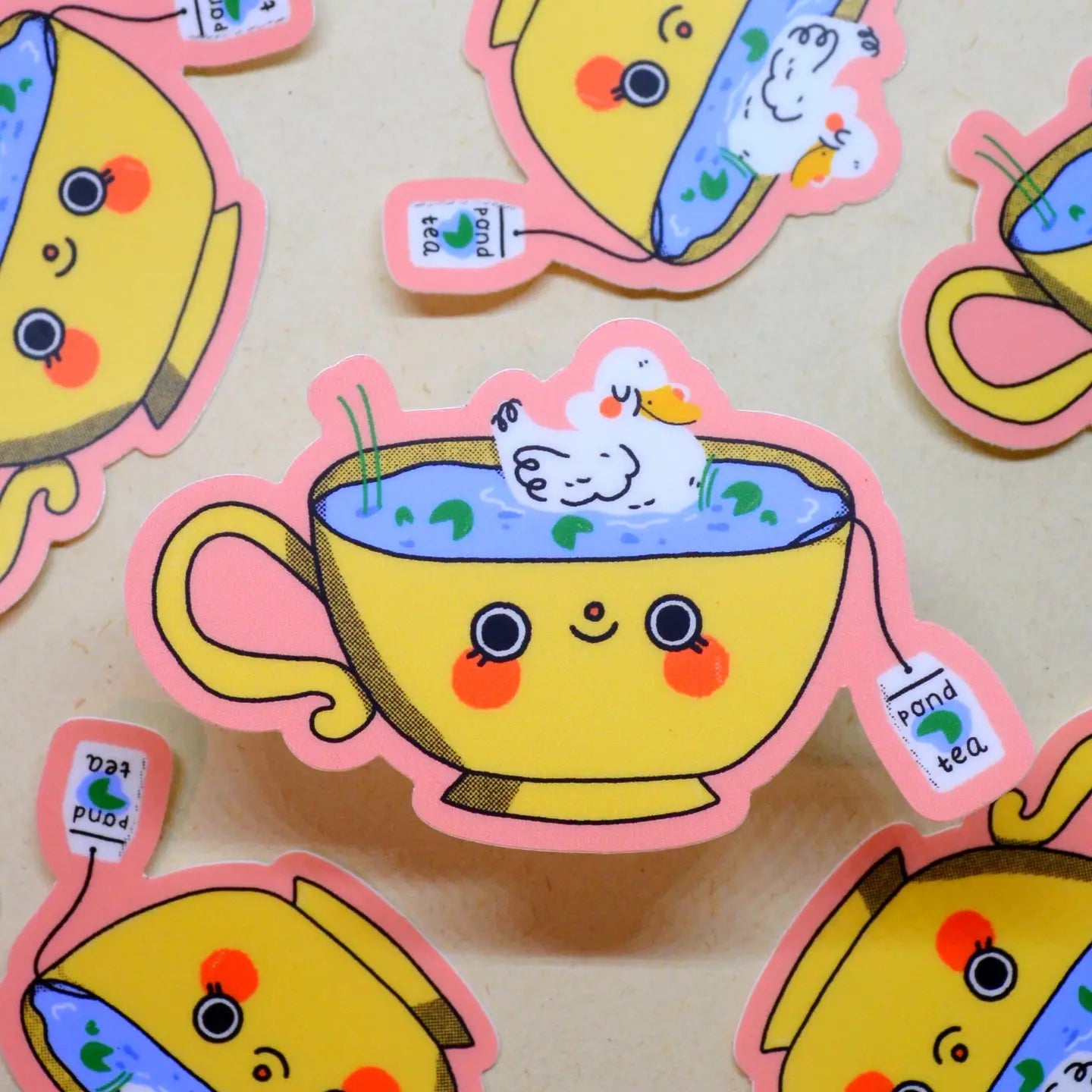 Cauliflower Sticker - Teatime Duck