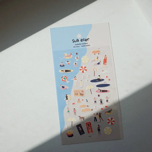 Suatelier Design Stickers - Swim Swim
