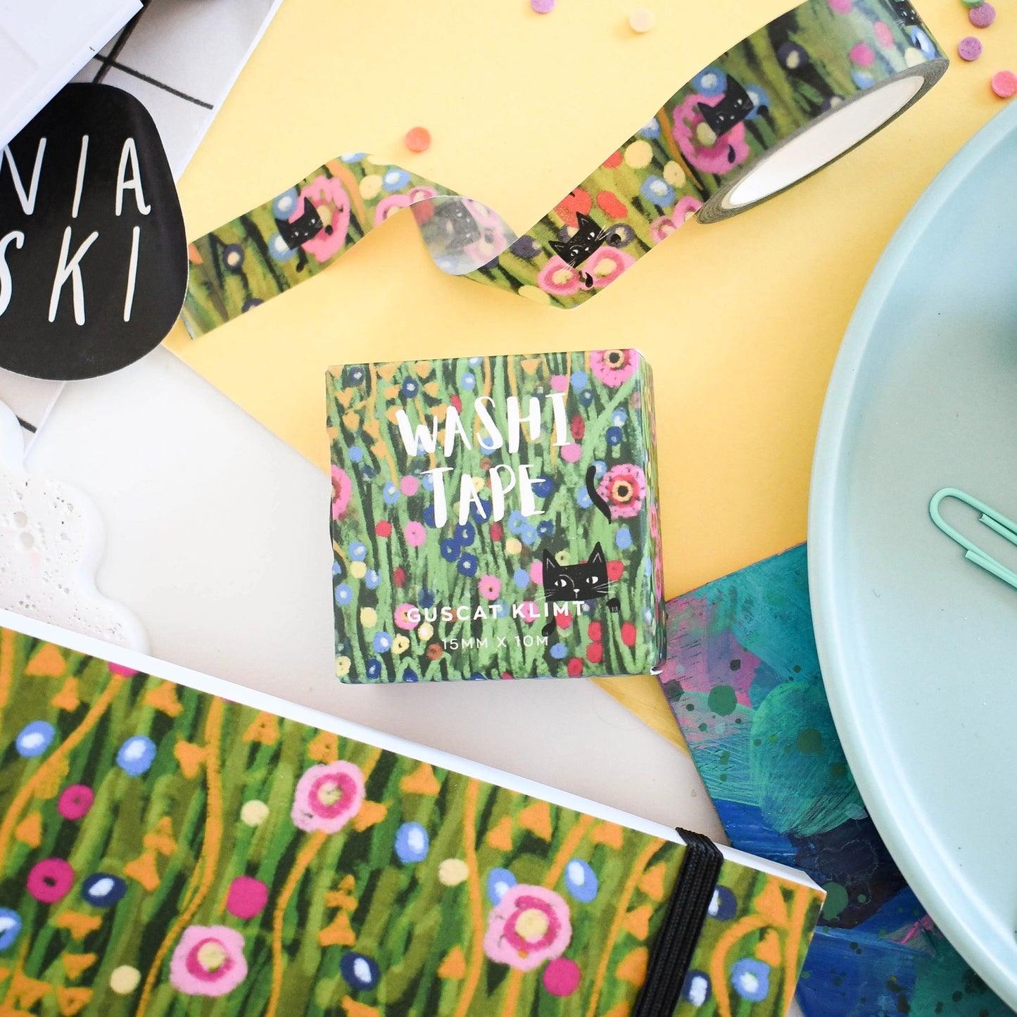 Niaski Washi Tape - Guscat Klimt