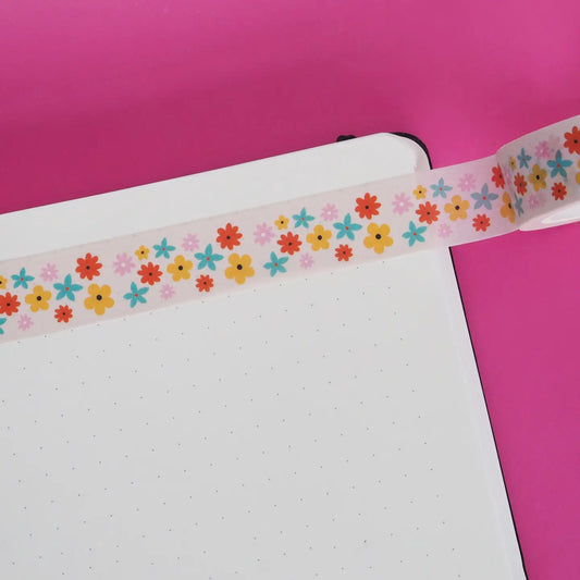 Washi Tape Ditsy Flowers - Nutmeg and Arlo