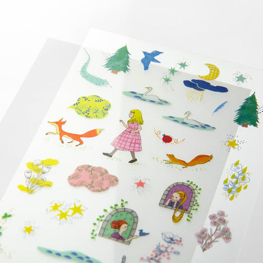 Midori Glossy Transfer Stickers Monster - Storybook