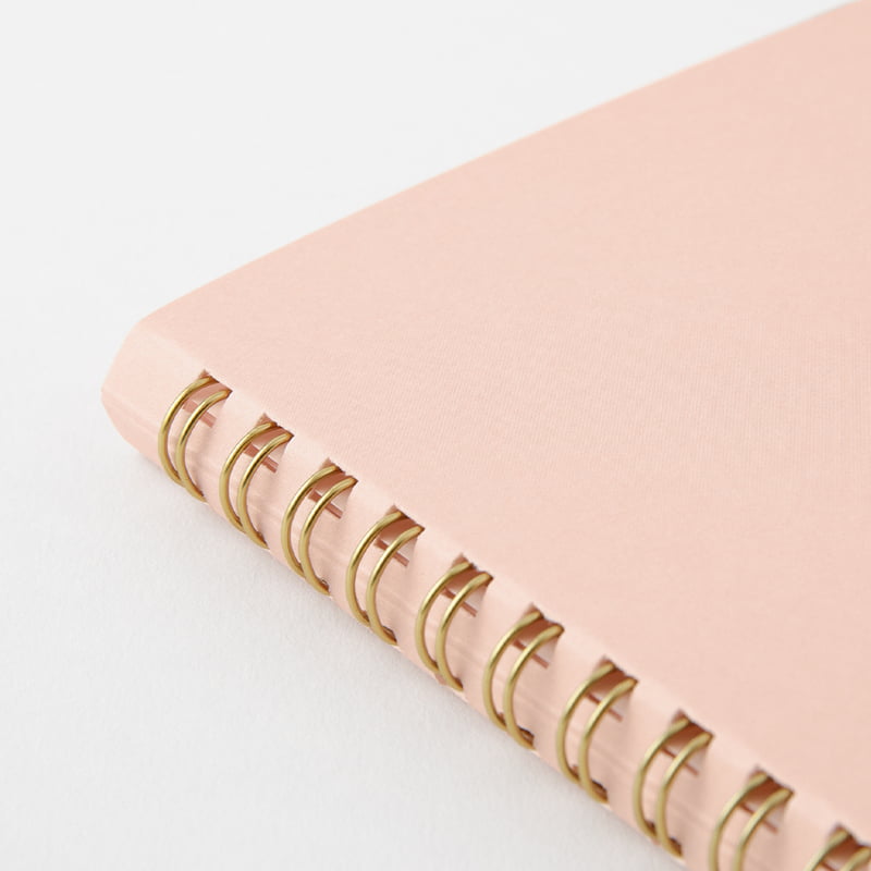 Midori Ring Notebook - Color Dot Grid Pink