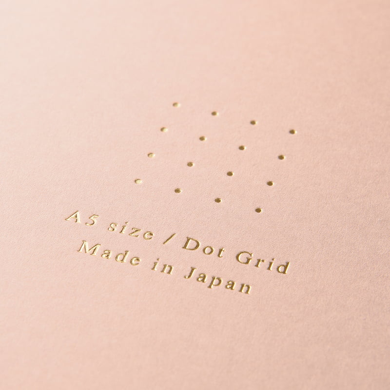 Midori Ring Notebook - Color Dot Grid Pink