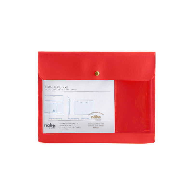 Nähe General Purpose Case - A5 Red