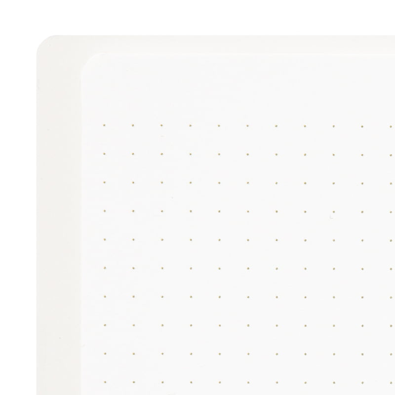 Midori Ring Notebook - Color Dot Grid White