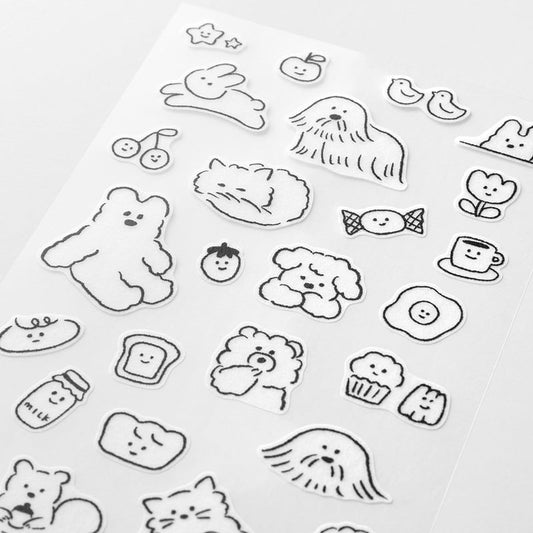 Midori Stickers - Cute Motif (2 vellen)