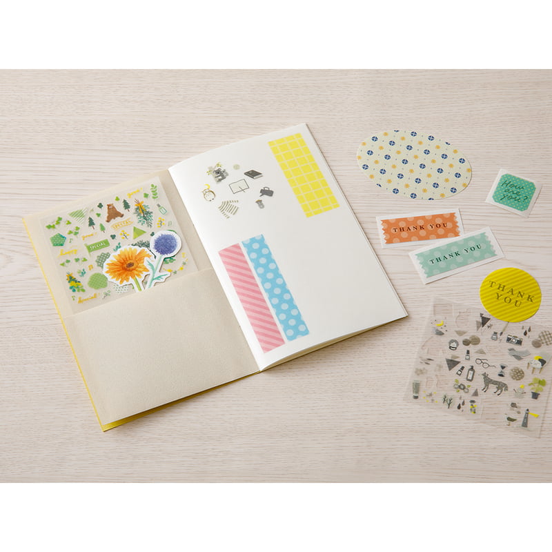Midori Stickerbuch - Grau