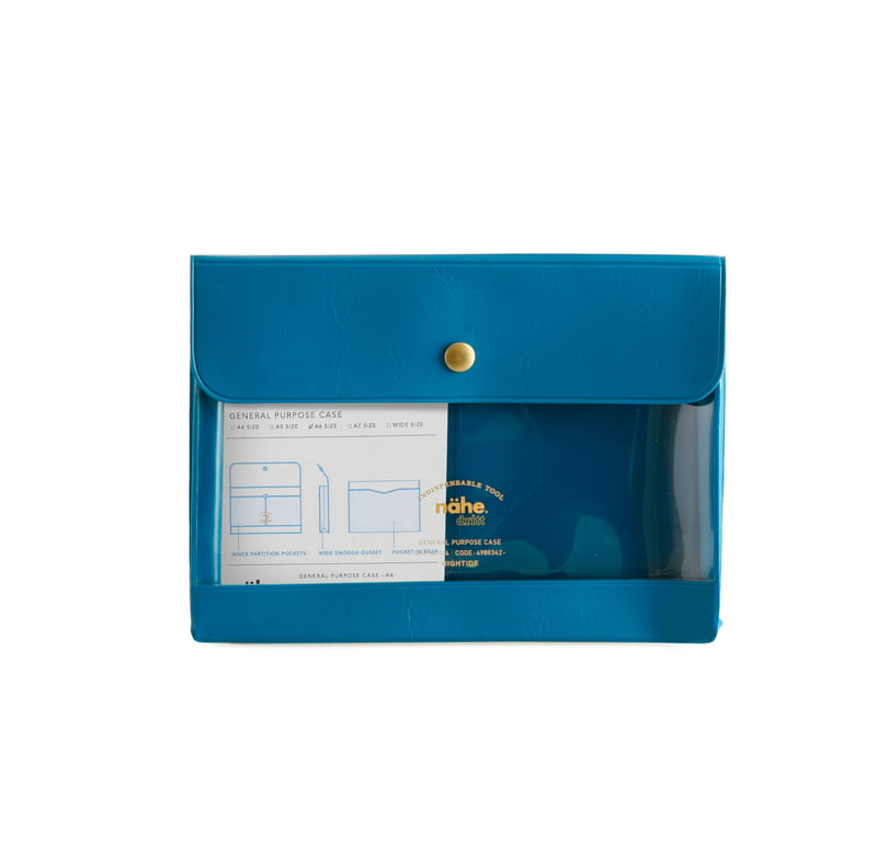 Nähe Allzweckkoffer – A6 Blau
