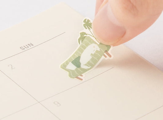 Midori Stickers - Color Moss Green