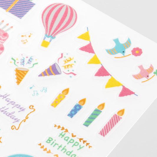 Midori Stickers - Birthday