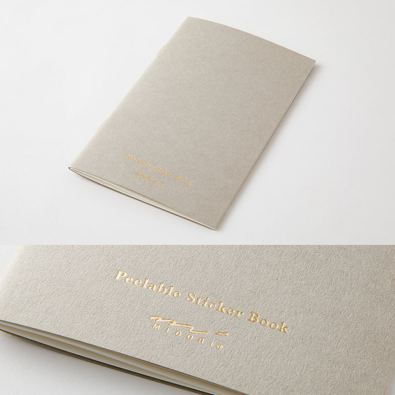 Midori Stickerbuch - Grau