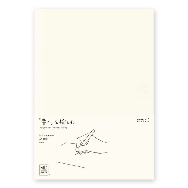 Midori MD – Notizbuch aus Papier, A5, blanko