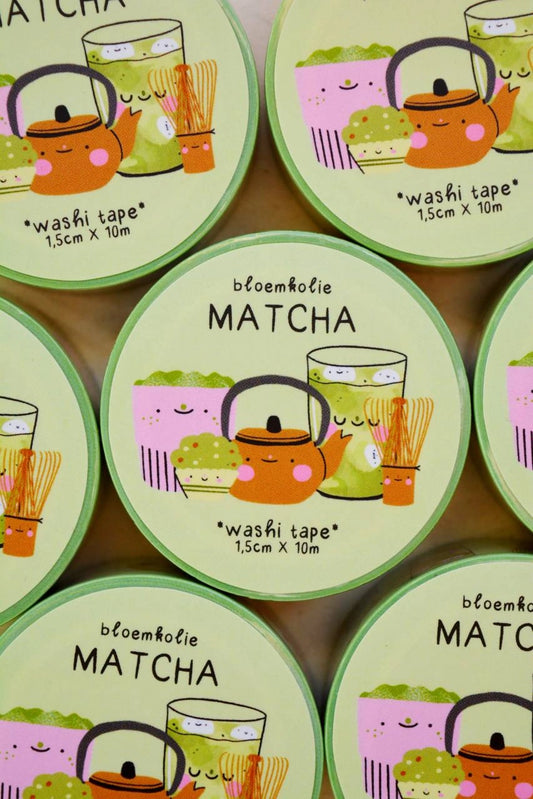 Bloemkolie Washi Tape - Matcha