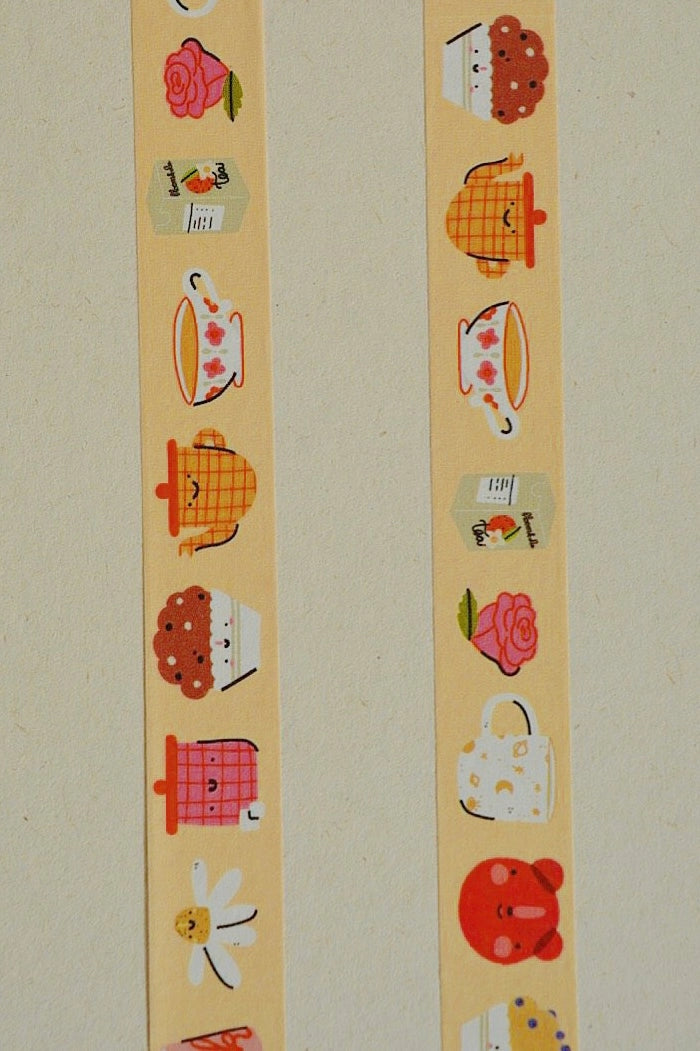 Cauliflower Washi Tape - Tea Party