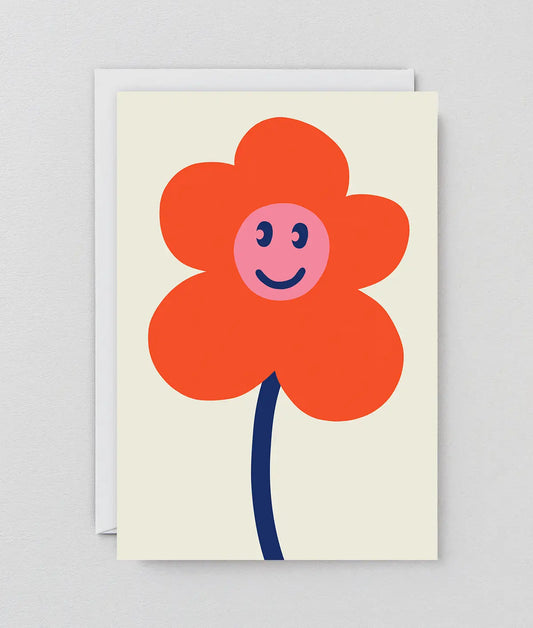 Wrap - Art card 'Happy Flower' 13x19 cm