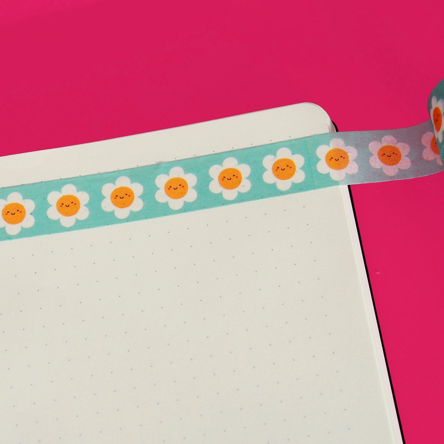Blue Daisies Floral - Washi tape