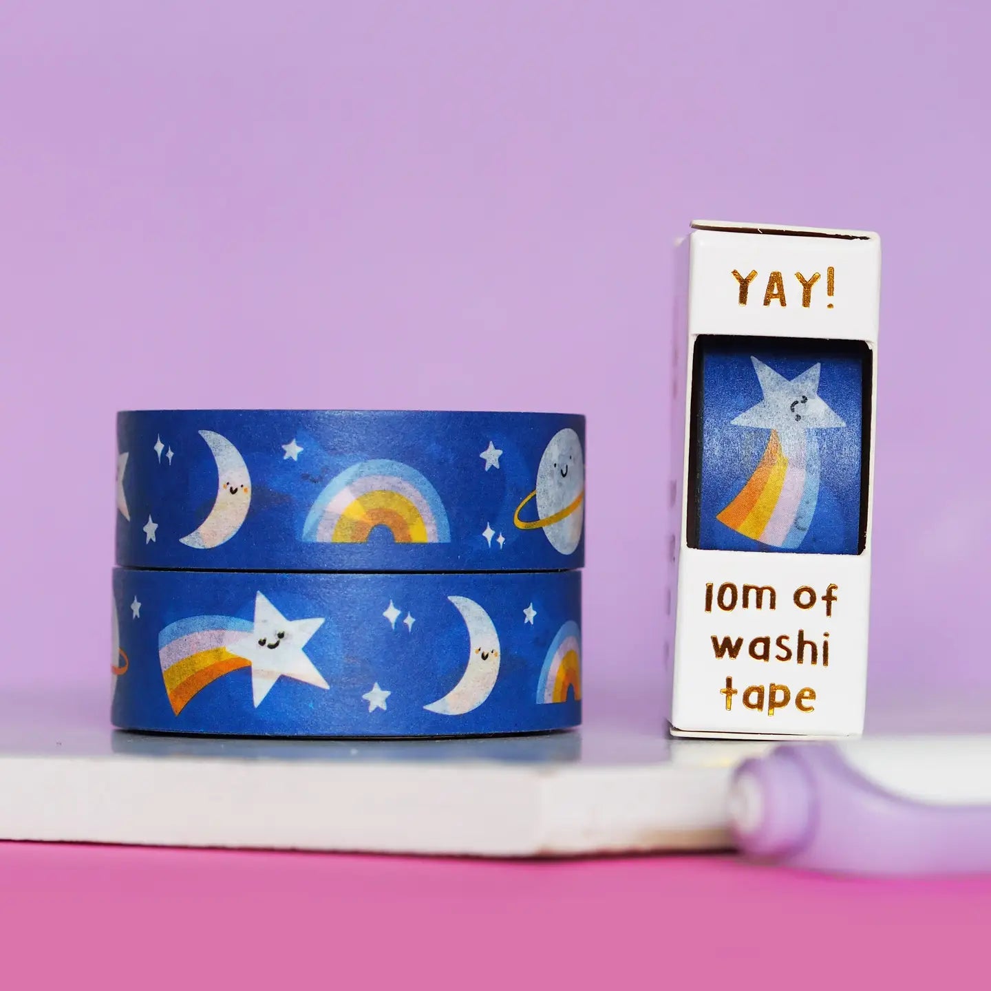 Nutmeg and Arlo Washi Tape - Happy Cosmos