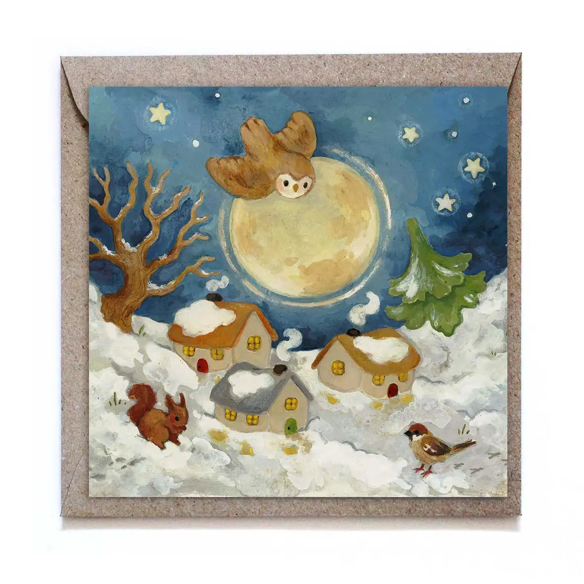 Studio Satsch Greeting Card - Embracing the Peace