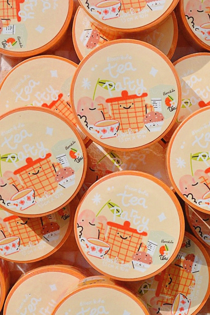 Cauliflower Washi Tape - Tea Party
