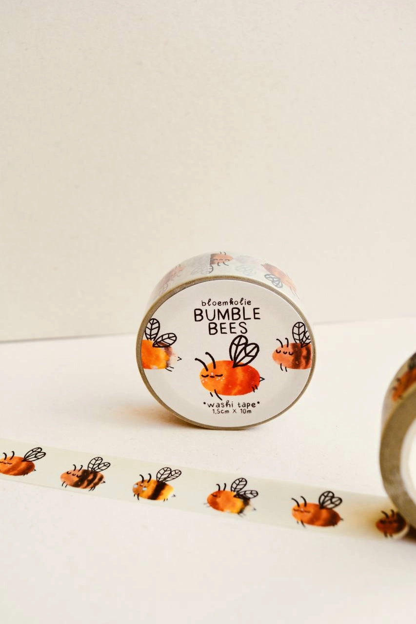 Bloemkolie Washi Tape - Bumble bee