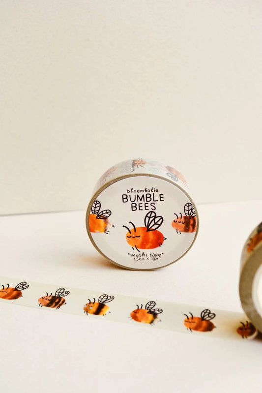 Bloemkolie Washi Tape - Bumble bee