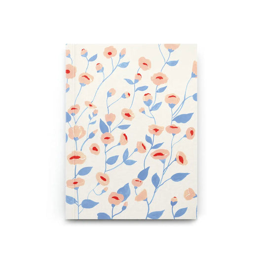 Petit Gramme Notizbuch – A6 Mohnblumen (leer/liniert)