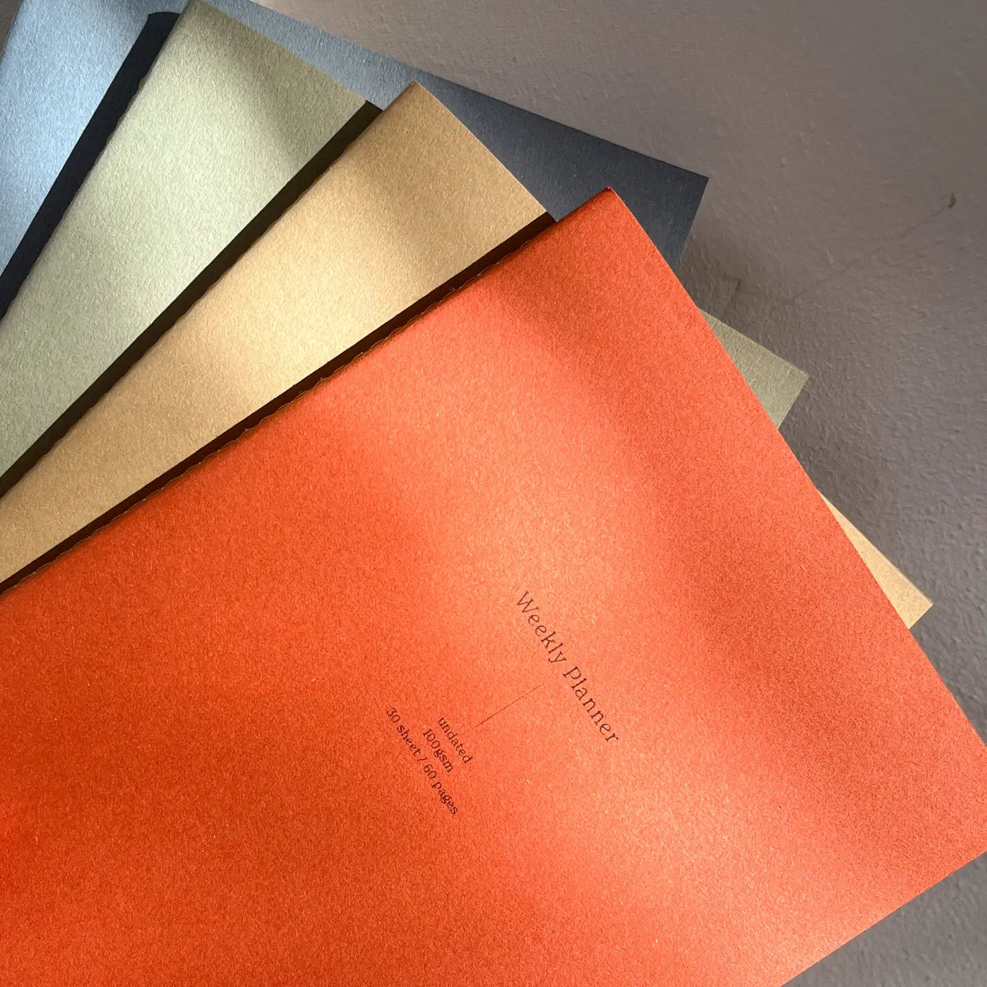 Fin Studio Undated Planner - Paprika (Weekly Planner)