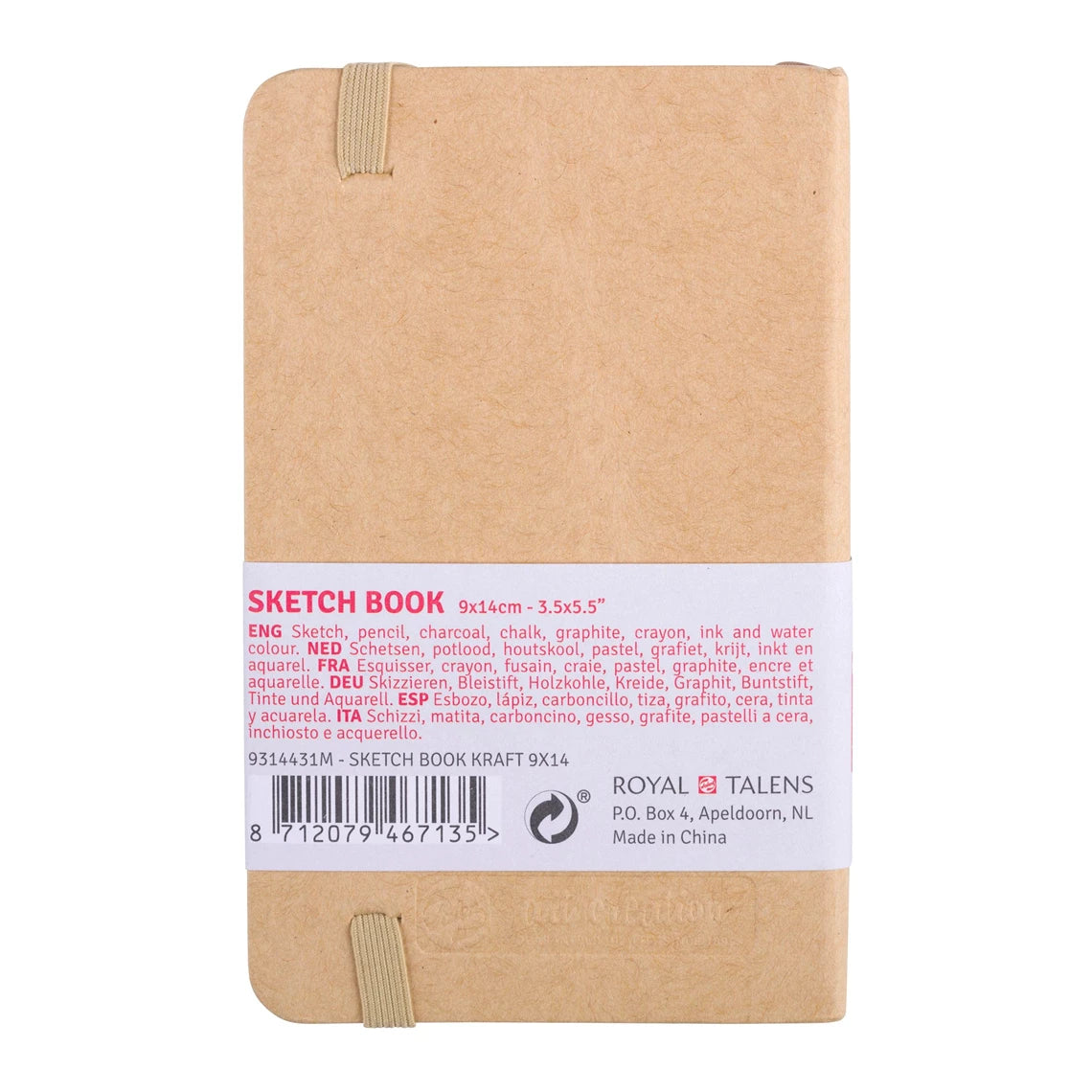 Talens Art Creation Skizzenbuch 9x14 cm – Kraft