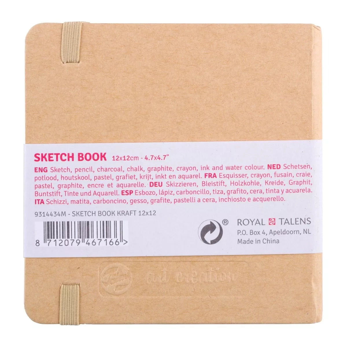 Talens Art Creation Skizzenbuch 12x12 cm – Kraft