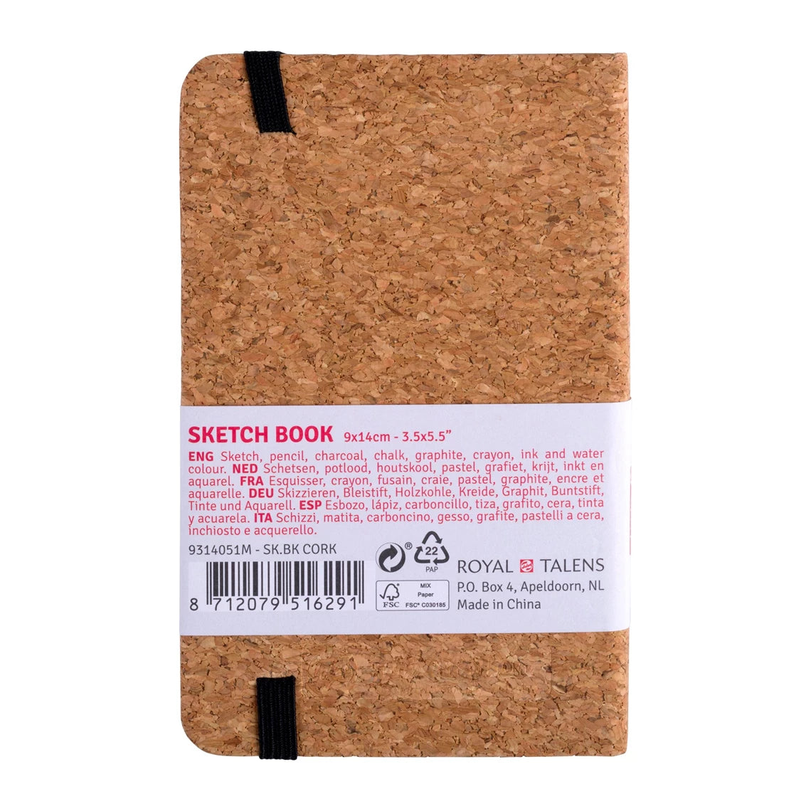 Talens Art Creation Sketchbook 9x14 cm - Cork
