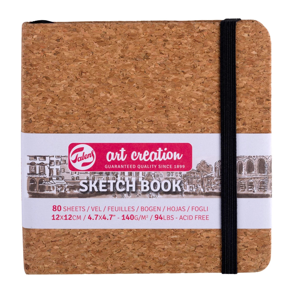 Talens Art Creation Skizzenbuch 12x12 cm – Kork