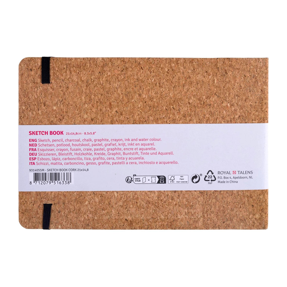 Talens Art Creation Skizzenbuch 21x15 cm – Kork