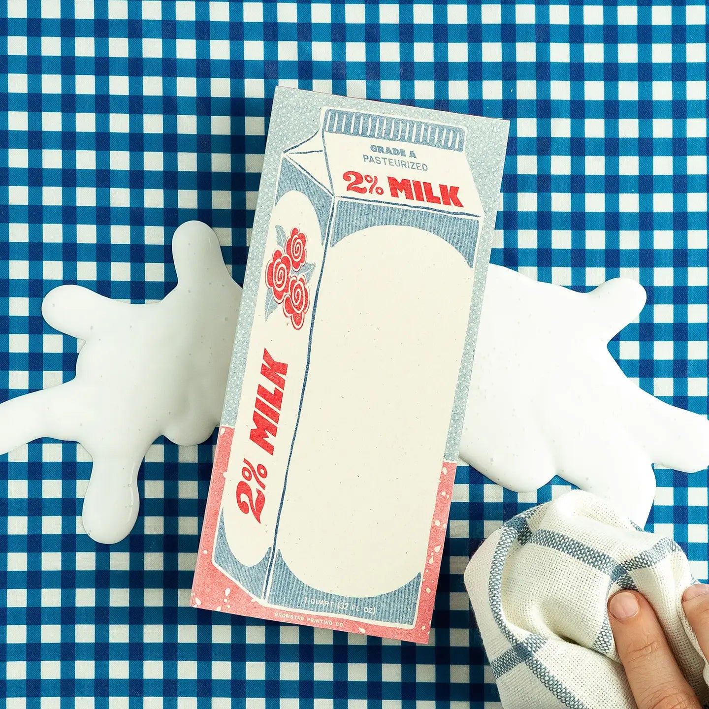 Bromstad Printing Co. - Notitieblok '2% Milk'