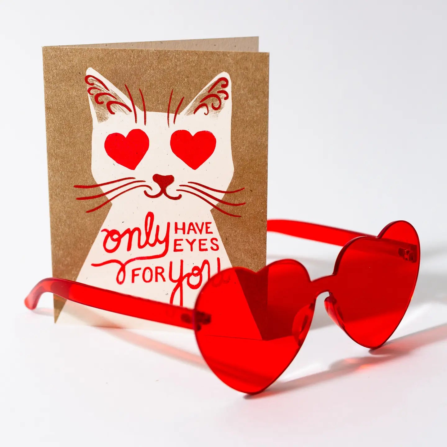Bromstad Printing Co. - Risograph Valentijnskaart 'Only Eyes For You'