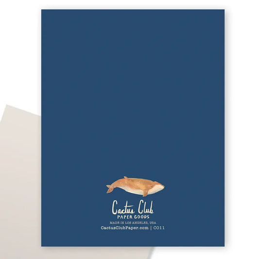 Greeting card - Whales