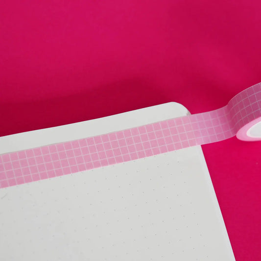 Washi Tape Roze Ruit - Nutmeg and Arlo