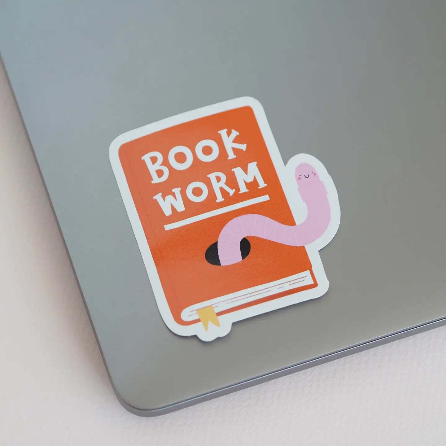 Nutmeg and Arlo Vinyl Sticker - Bookworm