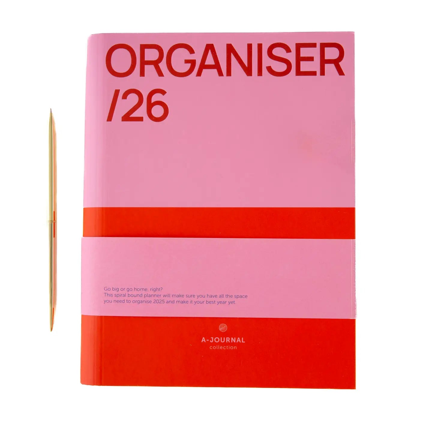 A-Journal Agenda - Spiral diary 2026 (25×19)